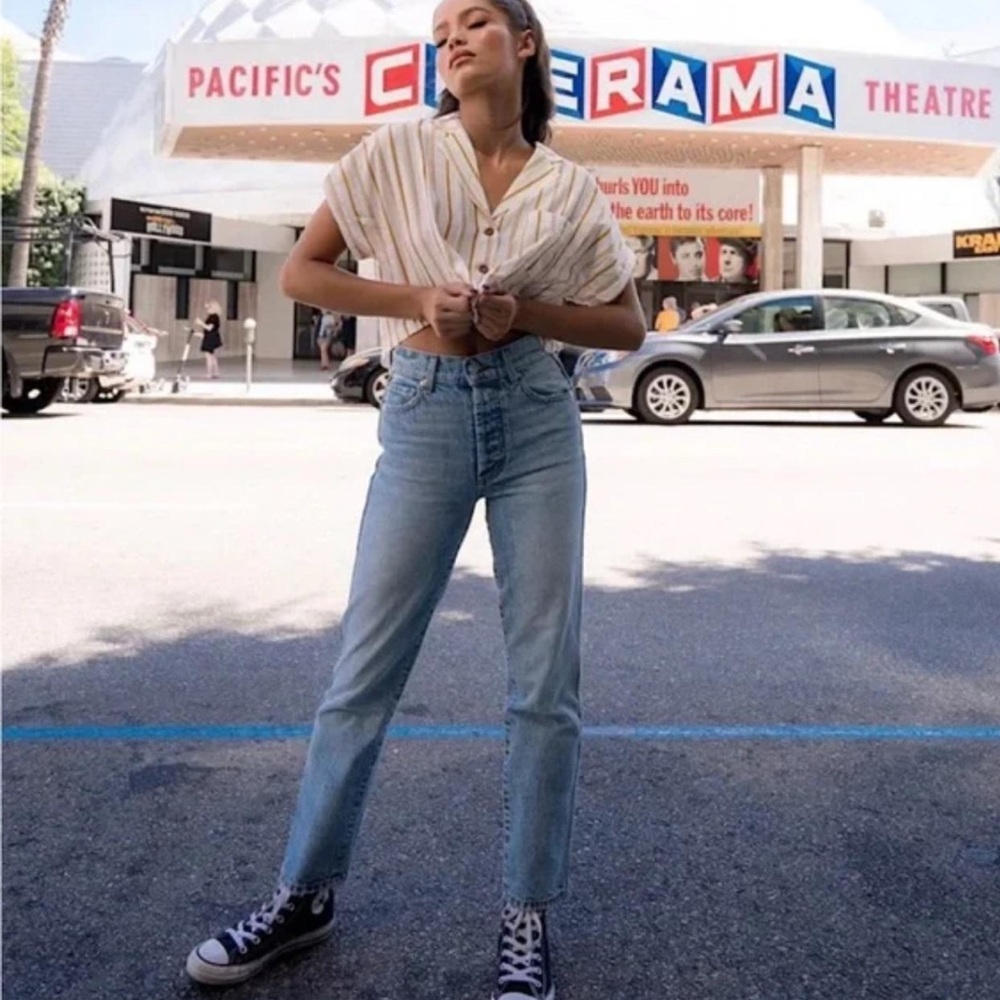 Revice straight  high rise jeans